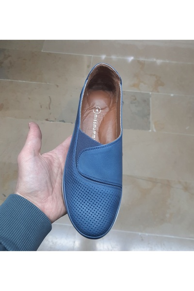 BRGL KADIN 35 NUMARA İÇİ-DIŞI HAKİKİ DERİ ORTOPEDİK ANNE AYAKKABISI
