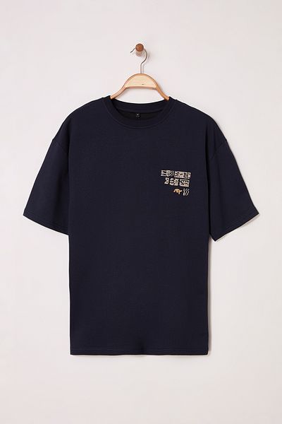 Trendyol Collection Μπλουζάκι μπλουζάκι μπλουζάκι με έθνικ κέντημα - TMNSS25TS00167