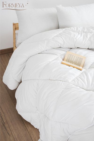 Formeya Microfiber White Soft Winter Quilt Double 195*215.