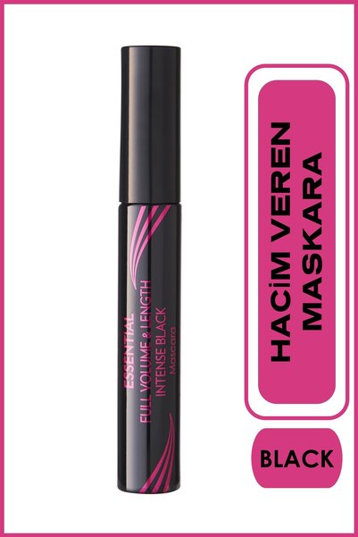Golden Rose Essential Full Volume & Length Mascara - Black Mascara That Adds Volume and Length