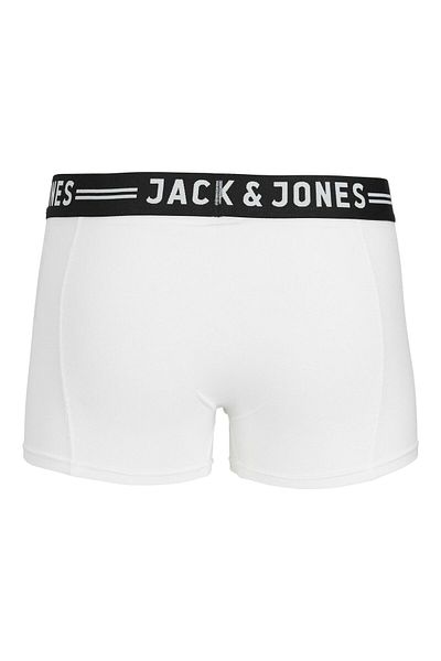 Jack & Jones Weiße Sense-Boxershorts für Herren im 3er-Pack 12081832