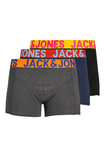 Jack & Jones Ανδρικό πακέτο Boxer με 3 έγχρωμα λογότυπα