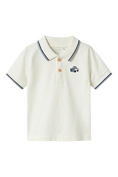 name ıt Men's Polo Neck T-Shirt - Cloud Dancer