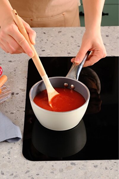 Karaca X Refika Swiss Crystal Metal Milk Jug with Handle 14 cm Creamy