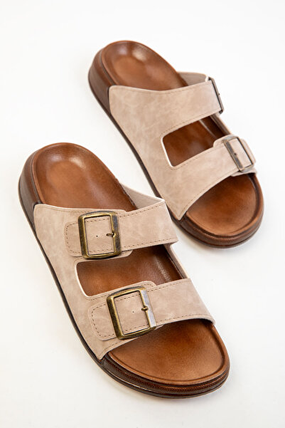 SOHO Beige Herrenhausschuhe 20304