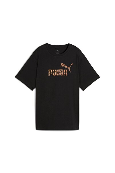 Puma Puma Ess Graphic Animal Relaxed Tee - Black