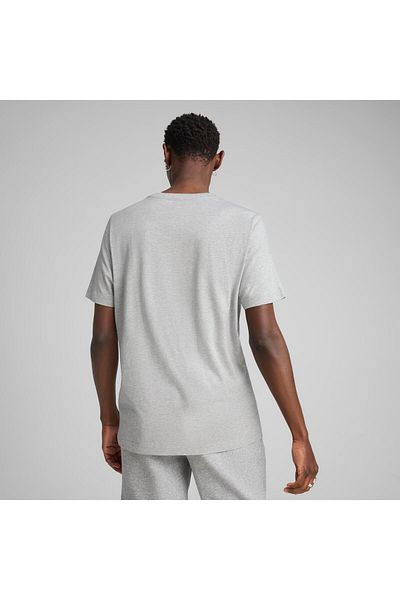 Puma ESS 2 لون رقم. 1 شعار تي شيرت رمادي فاتح
