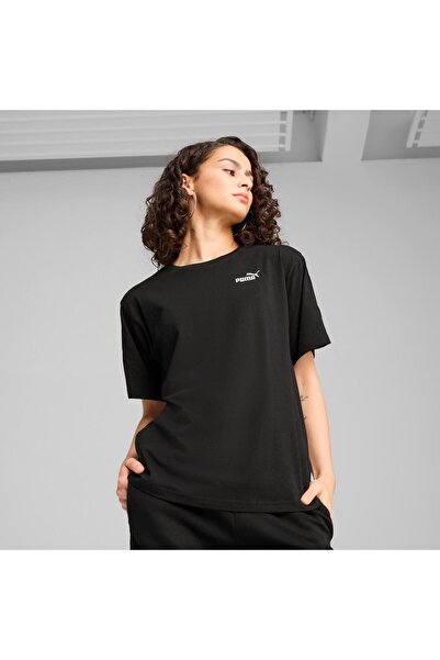 Puma تي شيرت ESS TAPE المريح من PUMA باللون الأسود