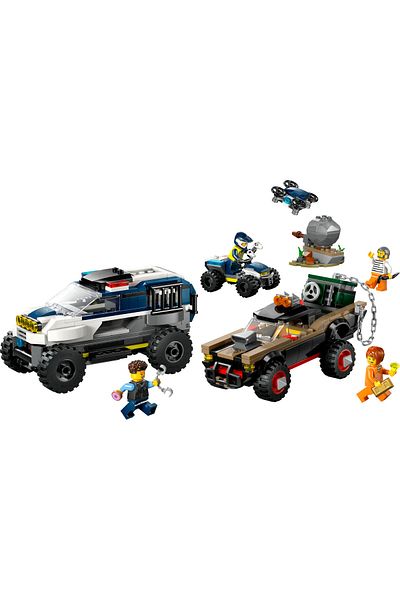 LEGO City Police Off-Road Vehicle Tracking 60449 - 6+ Creative Toy Set (467 Pieces)