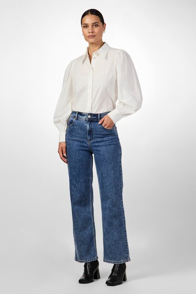 YAS. Jeans Women Light Blue Denim
