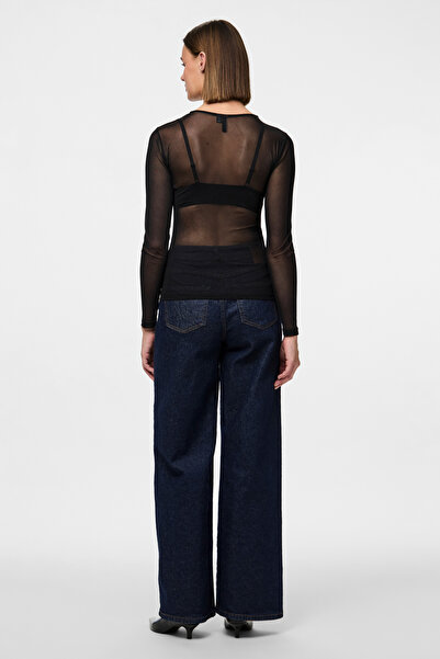 PIECES Pcninni Ls Mesh Top Noos Bc