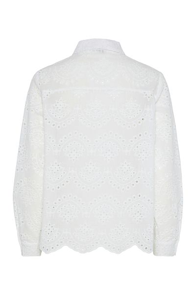 PIECES Hemd Damen Bright White