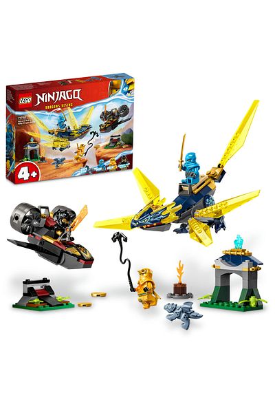 LEGO ®   Ninjago ®   Nya and Arin Battle Game Set 71798 - 4+ 157 Pieces