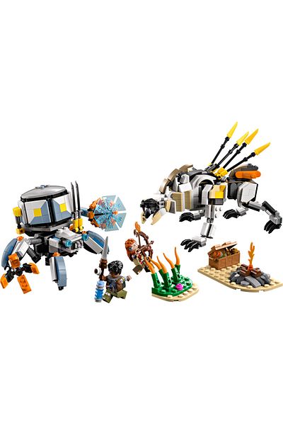 LEGO ®   Horizon Adventures ™   Aloy and Varl Vs. Metalkabuk and Hızardiş 77037- 9+ Toy Set (768P)