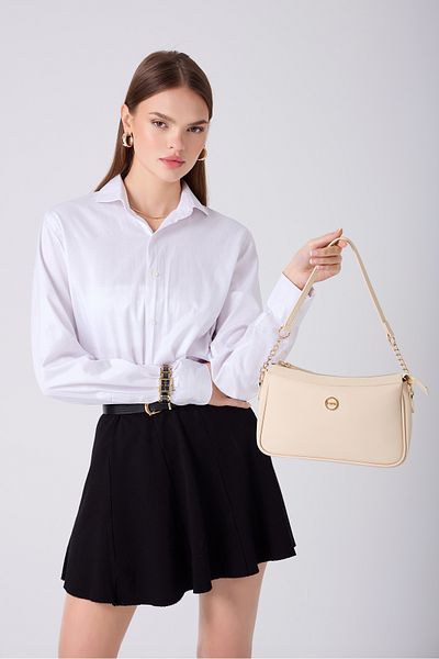 Fossil Beige Women's Shoulder Bag 05Fs22Y277