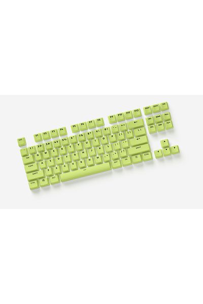 logitech أغطية مفاتيح AURORA ACCRS باللون الأخضر الليموني