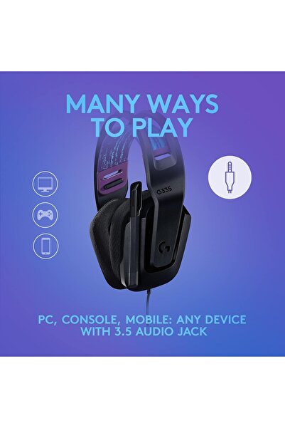 logitech G335 Wired - Black