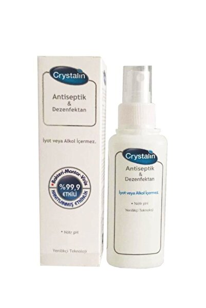 Crystalin Antiseptik & Dezenfektan Sprey 100 Ml