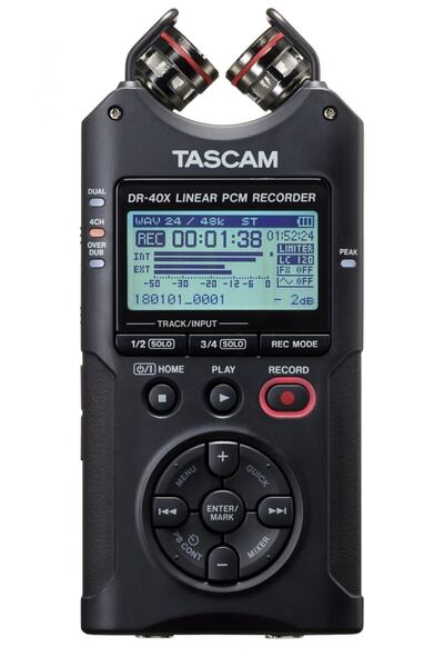 TASCAM Dr-40x 4-kanal Ses Kayıt Cihazı Ve Usb Ses Arabirimi