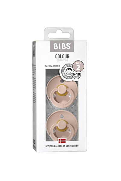 Bibs Σετ 2 τεμαχίων, διαφορετικών χρωμάτων, λατέξ πιπίλες - 6 μηνών & 18 μηνών