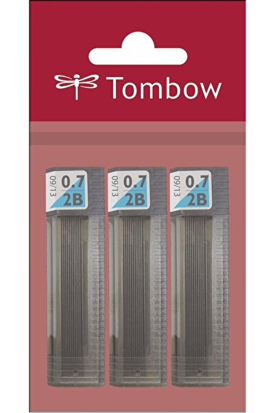 Tombow طرف قلم رصاص 07 2b ناعم في عبوة من 3 قطع