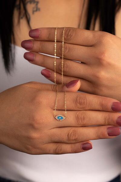 YAVUZ KUYUMCULUK Altın Göz Kolye