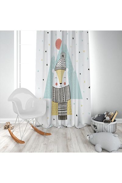 Evperest Background Curtain Scandinavian Month Model