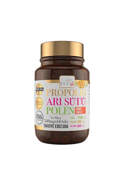 Bee`o Up Propolis Arı Sütü Polen Emme Tablet 500 mg x 60 Adet