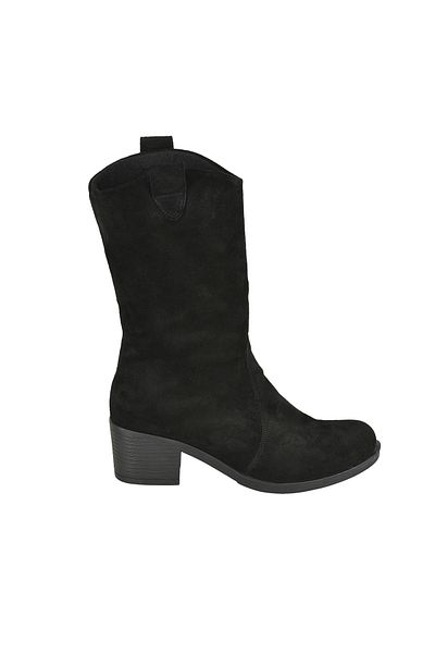 Moosefield Genuine Leather Black Women's Boots