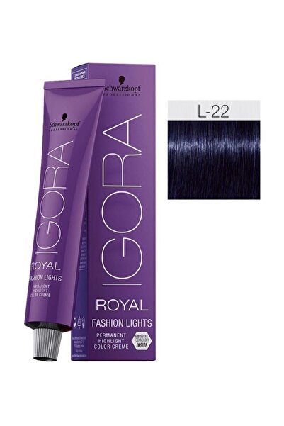Igora Royal Fashion Lights Saç Boyası 60 Ml L-22 Yoğun Küllü