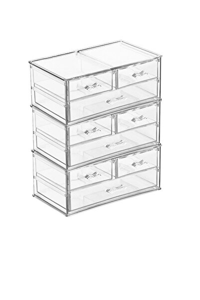 Poomy Organizator 6 etaje cu 9 sertare 24x14x30 cm