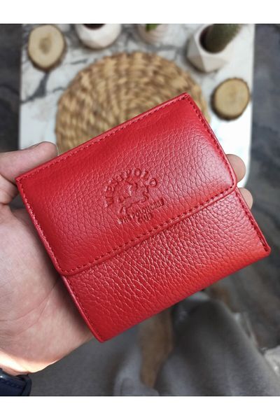 Westpolo Genuine Leather Unisex Wallet Card Holder with Coin Compartment