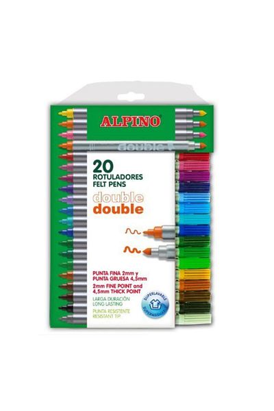Alpıno Alpino Reversible Felted Paint Pen 20 Colors (ar-058)