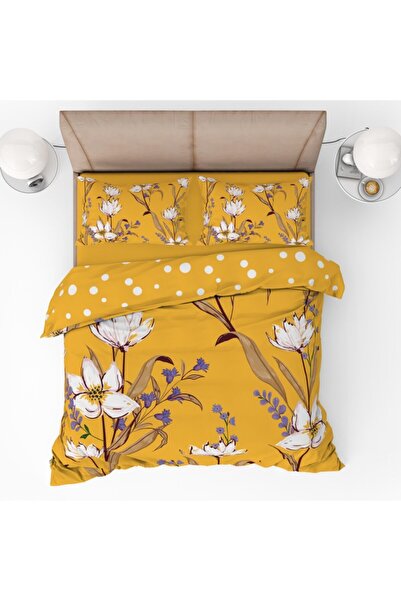 yok yok evim eve dair her şey Set de lenjerie de pat cu imprimeu digital 3D c...