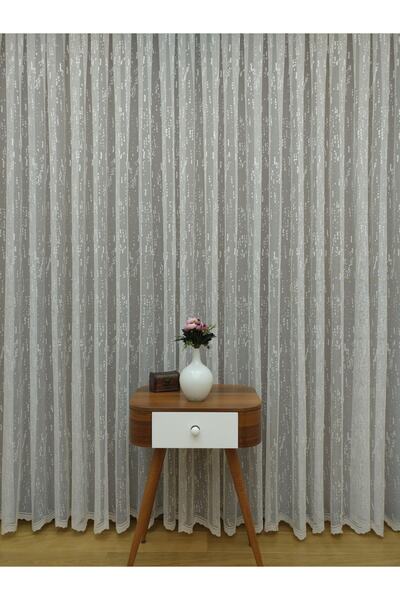 perdealemi Спеціальна тканина з плетеним візерунком, тюлева штора 400x270, зв...