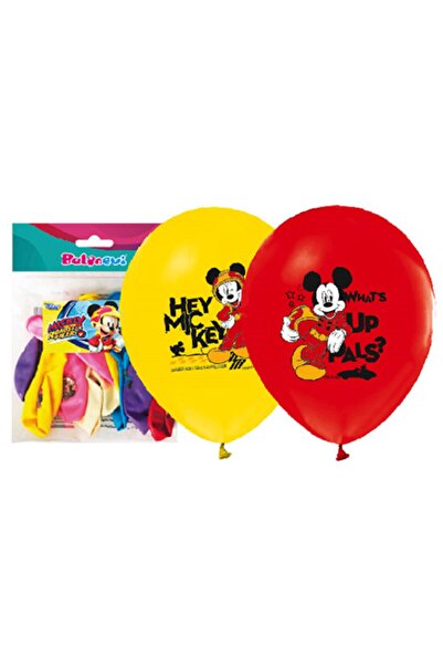 Parti Dünyası Mickey Mouse 8 Li Latex Balon