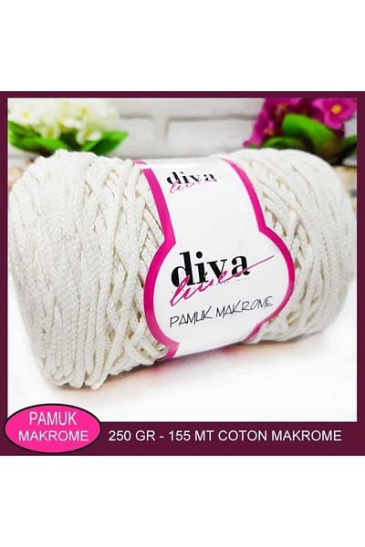 Diva İplik Diva Cotton Macrame 288 Κόκκαλο