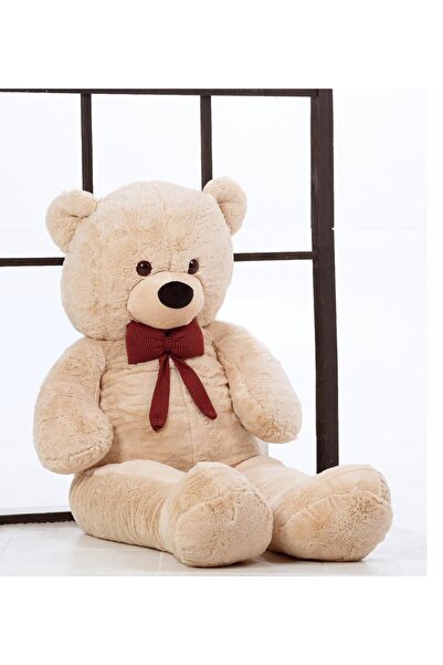 Solemia 160 Cm Papyonlu Peluş Ayı Dev Boy Sevgiliye En Özel Hediye