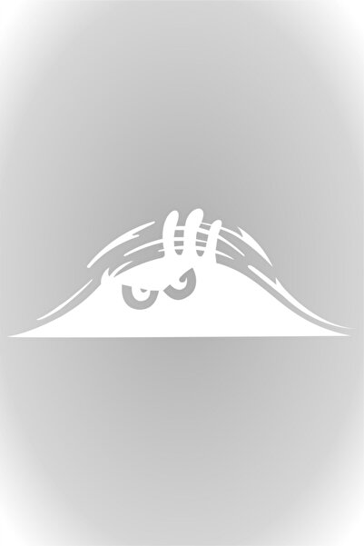 esticker Bagajdan Bakan Adam Oto Sticker Araba Sticker 20 X 8 Cm Beyaz
