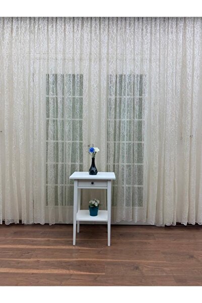 perdealemi Тюлеві штори з візерунком «Флош» 100x250, звичайна складка 1-2,5
