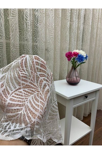 perdealemi Sports Pattern Lace Tulle Curtain, 600x250, Normal Pleat, 1/2.5