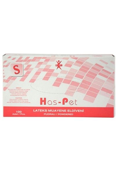 Has-Pet Powdered White Latex Gloves (small)