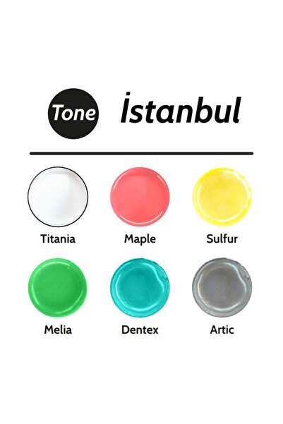 Resinin Tone Istanbul Epoksi Pigment Seti 6x25 Ml