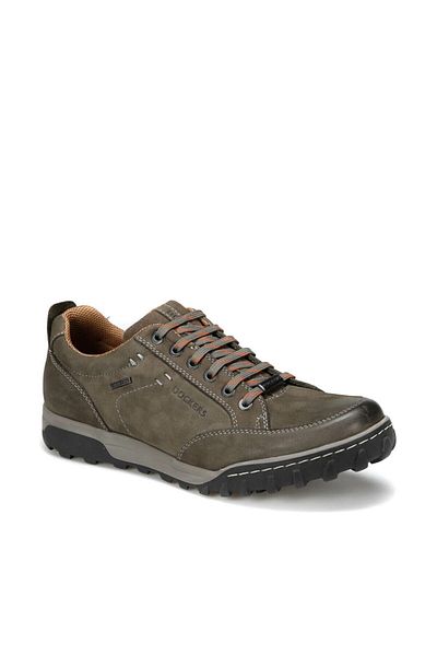 Dockers Ανδρικά δερμάτινα παπούτσια Asphalt Color 217111   10w 040217111
