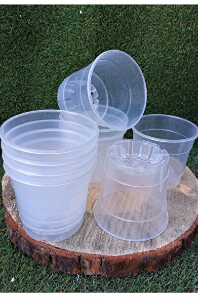 Ekodoğa Orkide Saksısı 0.73 lt 2 Adet Plastik Orkide Saksısı