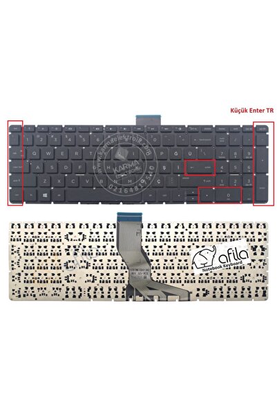 HP Pavilion 15-cx0026nt 5et08ea Klavye, Siyah - Tr - Backlit - Ver.1 (gaming)