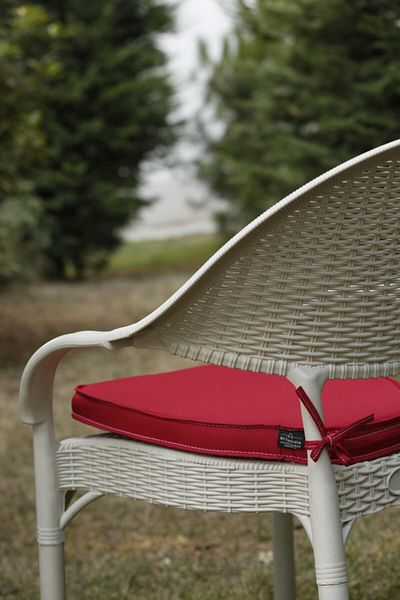 BK exclusive Allium Chair Cushion 5 Cm Red