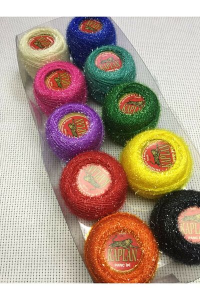 Prestij Boncuk Tiger Glitter Punch String Μικτό Χρώμα 10 Τεμάχια