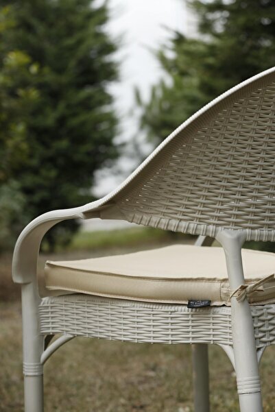 BK exclusive Allium Chair Cushion 5 cm Beige