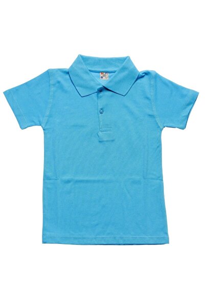 NACAR STORE Unisex Kids Polo Neck Short Sleeve School T-shirt
